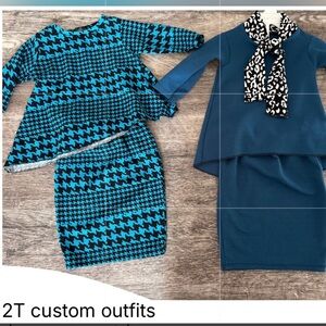 (2) Custom 2-3T outfits